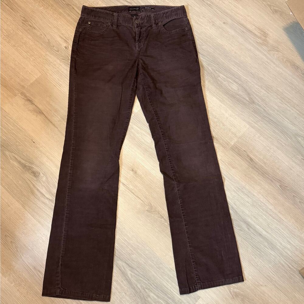 The Limited Sexy Drew Fit Women’s Size 6 Brown Corduroy Straight Leg Pants 31”